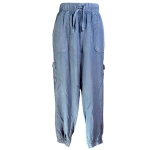 The blue joggers Thread & Supply Tencel Cargo Pants medium